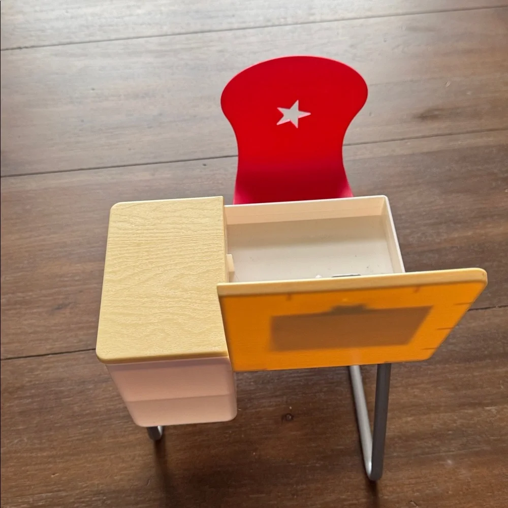 American Girl Doll School Flip-Top School Desk and Chair for 18-inch dolls.